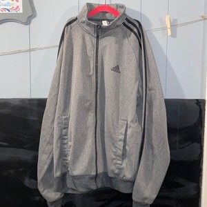 Adidas zip up sweatshirt jacket